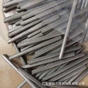Baosteel 304 Stainless <b>Steel</b> Knurled Tube 8mm 2B Bright Grinding Precision Embossed <b>Rod</b> For Industrial Use - Product Image 3