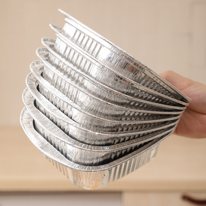 Bols en aluminium pour friteuse à air, carrés, qualité alimentaire, compatibles four - Product Image 3
