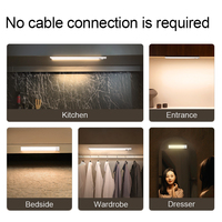 Luz de armario magnética inalámbrica con adhesivo recargable con pilas Luz Led Con Sensor De Movimiento