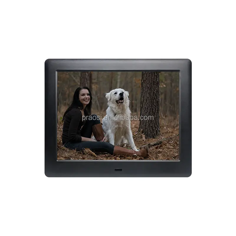 Motion Sensor Activate Video Loop Play Lcd Advertising Player 8" Digital Picture Frame With SD USB Port