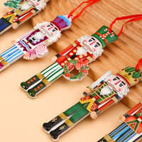 Nouveau Pendentif 2026 : Casse-Noisette Exquis en Résine, 12 Couleurs, Décoration de Noël