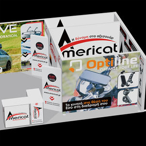 Sistema de exhibición de la marca Mericat, caja de luz modular, pared de exhibición, escaparate de identidad corporativa para ferias comerciales y eventos en interiores. - Product Image 5