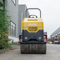 Offre Spéciale CE EPA Double tambour tour 1500kg rouleau de route hydraulique asphalte béton compacteur rouleau vibrant
