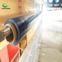 Feuille de plastique souple transparente en PVC Tiptop, 2 mm, 0,05 mm, film PVC super transparent en rouleau