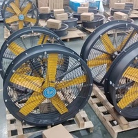 Ventilador Industrial de 900 mm (36 Pulgadas), Metálico, Comercial, de Alta Resistencia, Multivelocidad, de Pie, con Motor de Engranajes, 3 Años de Garantía