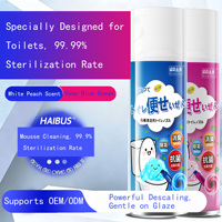 Nettoyant WC Moussant Puissant Détartrant Efficace Anti-Taches Gel Moussant Parfum Frais Désodorisant Éliminateur d'Odeurs