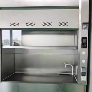 Meubles de laboratoire résistants aux produits chimiques, hotte à fumée canalisée en acier inoxydable 304 - Product Image 6