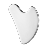 Ensemble populaire de rouleaux de jade et de Gua Sha en acier inoxydable 304 pour le visage, les yeux et le corps, anti-âge, pour massage commercial et domestique