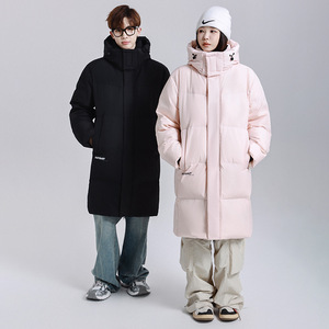 Manteau d'hiver en duvet de canard pour femme et veste pour homme, design de luxe personnalisé avec logo, vente en gros 2026 - Product Image 2