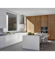 CBMMart Amérique du Nord Moderne Bleu Clair Panneaux de porte plats Rénovation d'armoires de cuisine Maison sur mesure