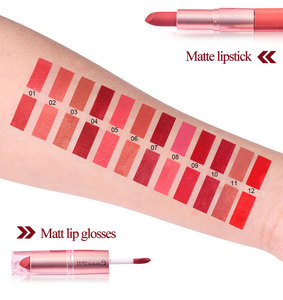 2024 scène de rencontre naturelle et mate populaire effectuant un maquillage quotidien artefact haut de gamme rouge à lèvres brillant à lèvres - Product Image 4