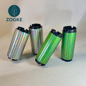 Film holographique métallique BOPP OEM, ruban adhésif détachable 3 mm, couleur personnalisée, scellage et ouverture facile - Product Image 1