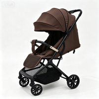 Poussette légère pour bébé, pliable d'une seule main, poussette de voyage portable avec grand pare-soleil, certifiée EN1888, OEM ODM