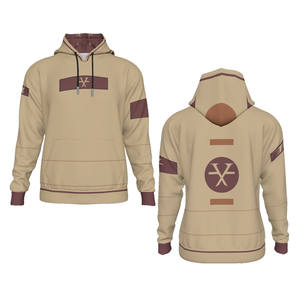 Felpa Pullover con cappuccio interno con fascia marrone marrone T6X da uomo - Product Image 4