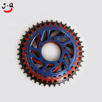 Kit de pièces de vélo en aluminium, Service usiné CNC 7075, Rotor, avec disque de frein, Rotor, 1 pièce