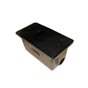 metal cast iron water meter box for water meters and valves