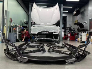 Kit carrosserie en fibre de carbone OEM pour Purosangue, nouvelle première génération 2022 - Lame avant, diffuseur, spoiler, jupes latérales, kit largeur de carrosserie auto-adhésifs - Product Image 4