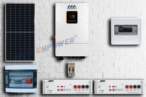 Tutto in uno 12000w pannelli solari 12kw 8kw 10kw sistema su rete ibrida 5000 Watt Set completo Kit energia 12kVA - Product Image 3