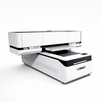 Imprimante à plat UV multifonctionnelle nouvelle génération 6090 pour tête d'impression I3200 semi-automatique pour impression directe sur bouteilles, bois, PVC, acrylique