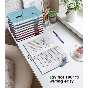 Sang Trọng Kế Hoạch Máy Tính Xách Tay A5 A6 Kích Thước Từ Phong Cách Kinh Doanh Tạp Chí Chất Kết Dính Với Chủ Đề May Ràng Buộc Bù Đắp Giấy <span class=keywords><strong>PU</strong></span> Bìa Quà Tặng - Product Image 6