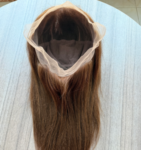 คุณภาพดีที่สุด นุ่มสบาย ขนาด <span class=keywords><strong>12</strong></span> <span class=keywords><strong>นิ้ว</strong></span> ความหนาแน่น 130% ขนาด<span class=keywords><strong>กลาง</strong></span> # วิกผมสีน้ำตาล 4 สี แบบ Yaki  วิกผมแท้ 100% แบบเต็มศีรษะ - Product Image 2