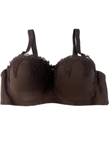 <span class=keywords><strong>Reggiseno</strong></span> da donna con ferretto, traspirante, in maglia di Spandex/Nylon, tinta unita, per tutti i giorni, estivo, taglie forti, <span class=keywords><strong>coppa</strong></span> 3/4, <span class=keywords><strong>coppa</strong></span> <span class=keywords><strong>D</strong></span>, alta qualità, all'ingrosso - Product Image 4