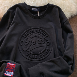 Sudadera Con Capucha para hombre y mujer, de algodón, Con cuello redondo en relieve, Con forro polar, Unisex - Product Image 4