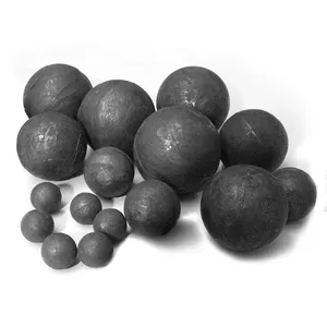 Bola de aço de moagem de qualidade de preço de atacado de fábrica, bola de aço forjada para moinho de bolas (diâmetro: 20 mm a 130 mm)