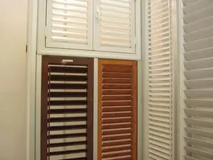 Nouveau design Volets de fenêtre en métal à impact ouragan Fenêtre à persiennes en aluminium/Porte à volets externes Jalousie