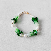 Perle d'eau douce à la mode et collier de perles d'imitation non-ternir élégant chou légumes bijoux pour femmes hommes