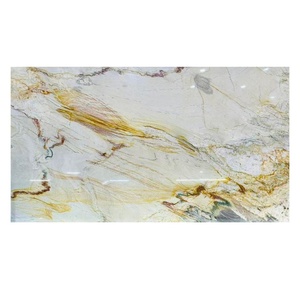 Dalle de quartzite naturel poli effet arc-en-ciel, pierre multicolore pour comptoir de salle de bain moderne, étanche, pour hôtel - Product Image 2