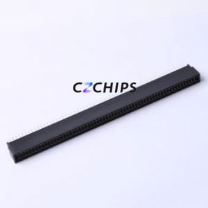 ED120BGFBK Gold Finger Connector Through hole Component (THT),P=2.54mm Connector EDGE SLOT 2.54mm 120P Through Hole - Product Image 1
