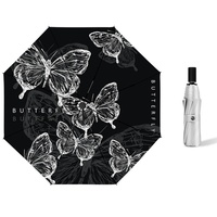Parapluie de voyage pongé à contrôle automatique avec cadre en métal Style moderne pour les affaires Grand parapluie surdimensionné Jours de pluie