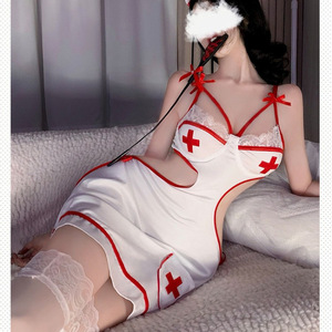 Cross-border European and American color-blocked sexy costume set, summer preppy style waist-cinching shirt and super short - Product Image 2