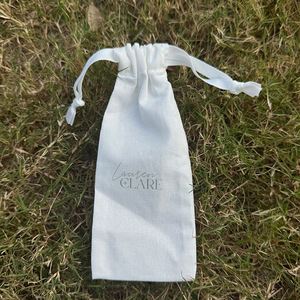 Manufacturer Customised White Cotton Drawstring Bag <b>Backpack</b> <b>Cheap</b> Price Cotton Biodegradable - Product Image 1