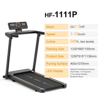 Caminadora Electrónica Plegable de Alta Gama para Gimnasio y Uso Doméstico, 12 km/h, de Alta Velocidad