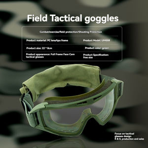 نظارات أمان تكتيكية للرياضات الخارجية في الصحراء، أنيقة ومضادة للأشعة فوق البنفسجية، مستقطبة ومضادة للضباب ومقاومة للماء، بثلاث عدسات مقاومة للرياح والغبار - Product Image 4