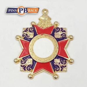 PinsBack neue design harte emaille pin - 2 "harte emaille gold überzogen-angepasst ausschnitt form - Product Image 6