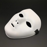 Masque de chat anime peint à la main, accessoire de cosplay kawaii pour fête, avec oreilles de chat, pour hommes et femmes