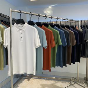 Camisetas <span class=keywords><strong>Polo</strong></span> Personalizadas Unisex Lisas al por Mayor, 49.5% Modal, 43.8% Poliéster, 6.7% Elastano, Manga Corta para Hombre - Product Image 2