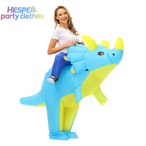 Disfraz Inflable de Dinosaurio HESPER para Actuaciones en Escenario, Disfraz de Dinosaurio de Cabeza Grande para Halloween - Product Image 3