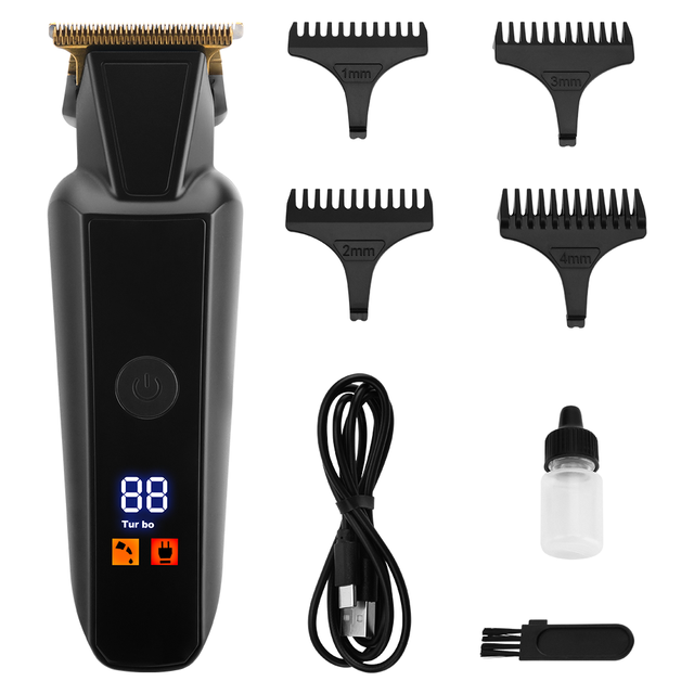 PRITECH Factory Private Label Edge Line Cut Machine Electric Design Trimmer Rechargeable Hair Trimmer