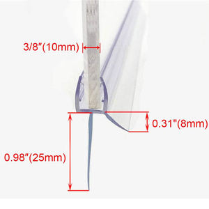 6mm <span class=keywords><strong>8mm</strong></span> 10mm bandes d'étanchéité <span class=keywords><strong>de</strong></span> <span class=keywords><strong>porte</strong></span> <span class=keywords><strong>de</strong></span> <span class=keywords><strong>douche</strong></span> <span class=keywords><strong>porte</strong></span> <span class=keywords><strong>de</strong></span> <span class=keywords><strong>douche</strong></span> bande étanche balayage <span class=keywords><strong>joint</strong></span> inférieur - Product Image 6