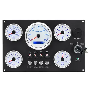 Personalizar Motor Barcos Marinos Barco Instrumento Cluster Gauge Meter Panel Dashboard