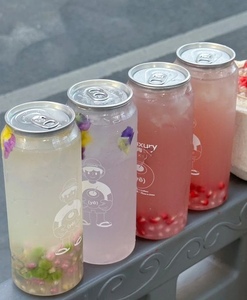 Vanjoin Pet Trong Suốt Ngũ Giác Dưới Đồ Uống Có Thể Dễ Dàng Mở Nắp Mềm Uống Rỗng Nhựa Soda Có Thể Cho Bao Bì Trà - Product Image 6