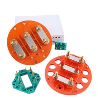 Bloc de bornes de moteur à 6 goujons avec vis en fer M6 TB06071 (67*43mm) pour câblage de moteur triphasé