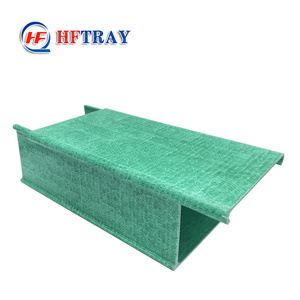 รางเคเบิลไฟเบอร์กลาส FRP ความแข็งแรงสูง ป้องกันการกัดกร่อน ทนไฟ สีเขียว สำหรับงานภายนอกอาคาร - Product Image 3