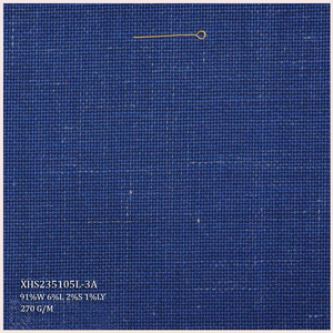 新款时尚库存精纺美利奴羊毛面料意大利西装面料混纺91% 羊毛面料男士套装 - Product Image 2