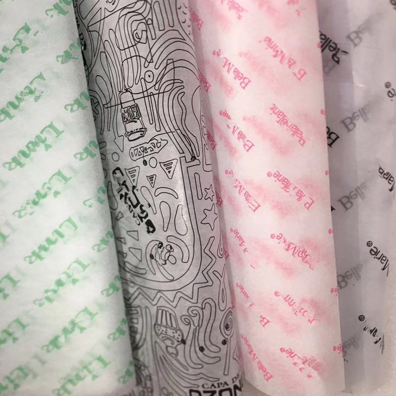 Customized Clothing Printing Packaging Pearlescent Paper 17g LOGO Craft Gift Packaging Paper Color Copy Paper Moisture-proof