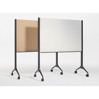 Bureau pliable en aluminium élégant et mobile avec roulettes verrouillables et étagère rabattable pour salles de conférence et de formation, table de réunion